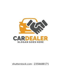 Car dealership logo design vector illustration