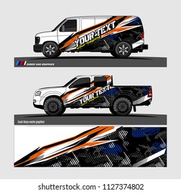 car decal design. abstract racing livery for vehicle vinyl wrap 