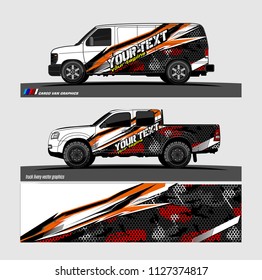 car decal design. abstract racing livery for vehicle vinyl wrap 