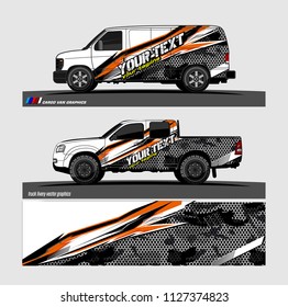 car decal design. abstract racing livery for vehicle vinyl wrap 