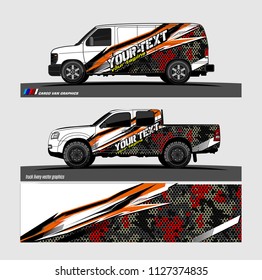 car decal design. abstract racing livery for vehicle vinyl wrap 