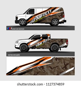 car decal design. abstract racing livery for vehicle vinyl wrap 
