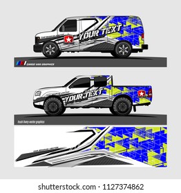 car decal design. abstract racing livery for vehicle vinyl wrap 