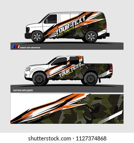 car decal design. abstract racing livery for vehicle vinyl wrap 