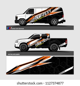 car decal design. abstract racing livery for vehicle vinyl wrap 