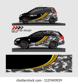 Car decal design vector