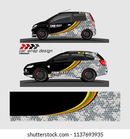 Car decal design vector