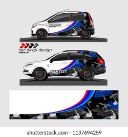 Car decal design vector