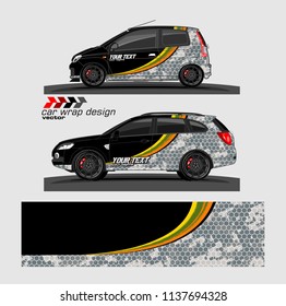 Car decal design vector