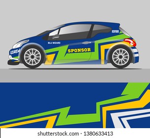 Car decal design vector