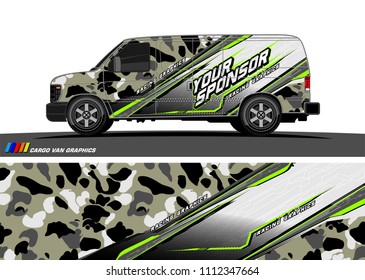 car decal design vector. abstract background for vehicle vinyl wrap