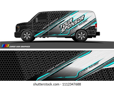 car decal design vector. abstract background for vehicle vinyl wrap