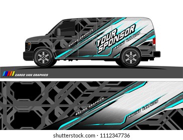 car decal design vector. abstract background for vehicle vinyl wrap