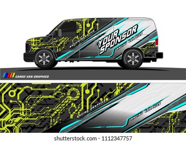 car decal design vector. abstract background for vehicle vinyl wrap