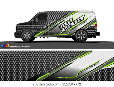 car decal design vector. abstract background for vehicle vinyl wrap