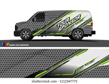 car decal design vector. abstract background for vehicle vinyl wrap