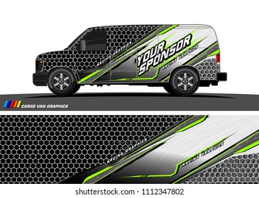 car decal design vector. abstract background for vehicle vinyl wrap
