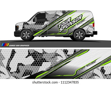 car decal design vector. abstract background for vehicle vinyl wrap