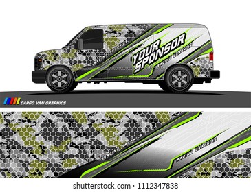car decal design vector. abstract background for vehicle vinyl wrap
