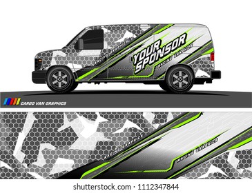 car decal design vector. abstract background for vehicle vinyl wrap