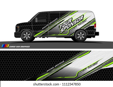 car decal design vector. abstract background for vehicle vinyl wrap