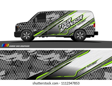car decal design vector. abstract background for vehicle vinyl wrap