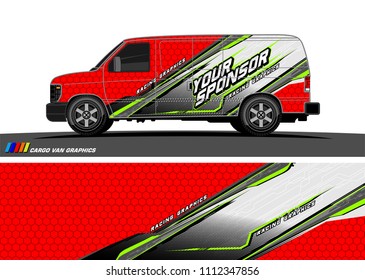 car decal design vector. abstract background for vehicle vinyl wrap