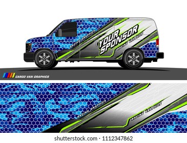 car decal design vector. abstract background for vehicle vinyl wrap