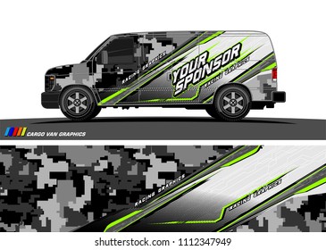 car decal design vector. abstract background for vehicle vinyl wrap