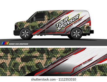 car decal design vector. abstract background for vehicle vinyl wrap
