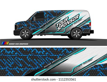 car decal design vector. abstract background for vehicle vinyl wrap
