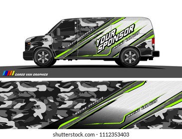 car decal design vector. abstract background for vehicle vinyl wrap
