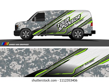 car decal design vector. abstract background for vehicle vinyl wrap
