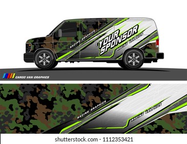 car decal design vector. abstract background for vehicle vinyl wrap

