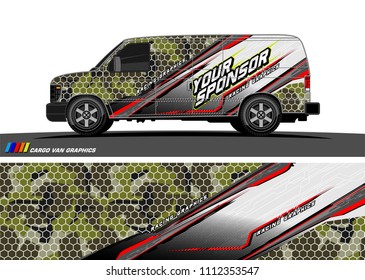 car decal design vector. abstract background for vehicle vinyl wrap
