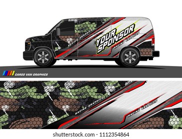 car decal design vector. abstract background for vehicle vinyl wrap