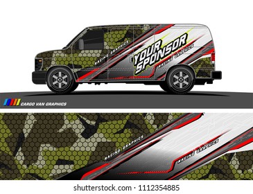 car decal design vector. abstract background for vehicle vinyl wrap