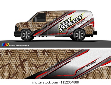 car decal design vector. abstract background for vehicle vinyl wrap