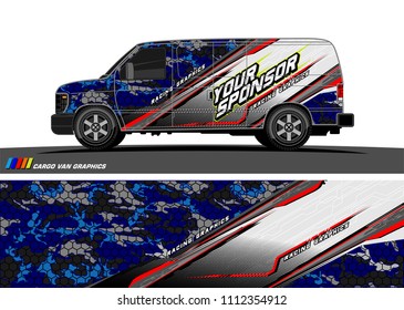car decal design vector. abstract background for vehicle vinyl wrap