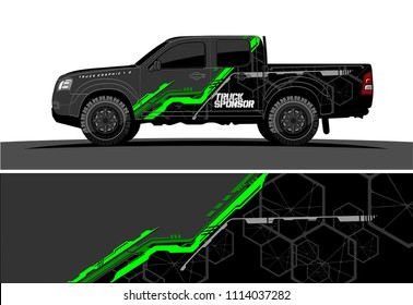 car decal design vector. abstract background for vehicle vinyl wrap
