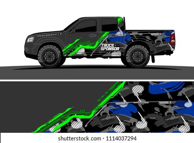 car decal design vector. abstract background for vehicle vinyl wrap
