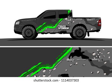 car decal design vector. abstract background for vehicle vinyl wrap
