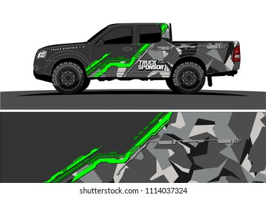 car decal design vector. abstract background for vehicle vinyl wrap
