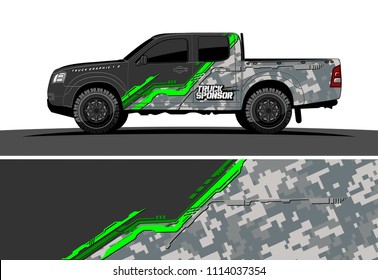 car decal design vector. abstract background for vehicle vinyl wrap
