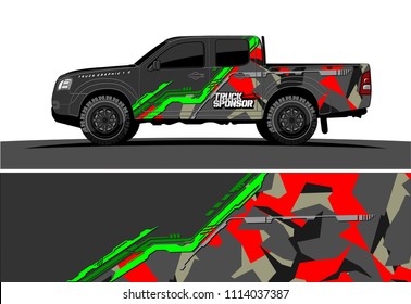 car decal design vector. abstract background for vehicle vinyl wrap
