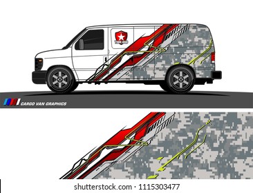 car decal design vector. abstract background for vehicle vinyl wrap