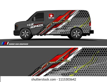 car decal design vector. abstract background for vehicle vinyl wrap