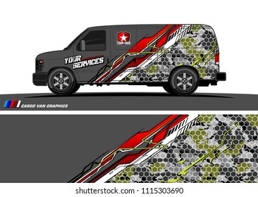 car decal design vector. abstract background for vehicle vinyl wrap