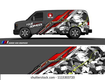 car decal design vector. abstract background for vehicle vinyl wrap