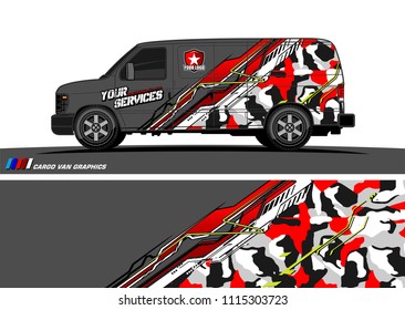 car decal design vector. abstract background for vehicle vinyl wrap